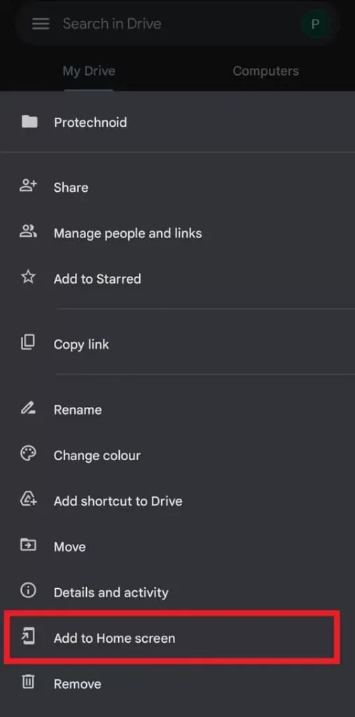 Add-to-home-screen-google-drive