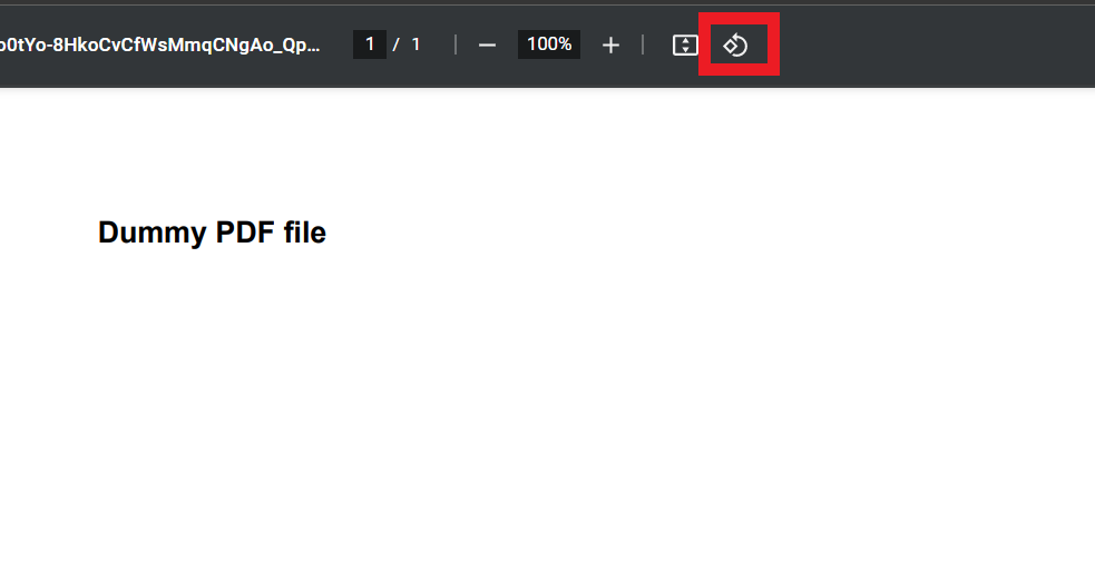 Rotate-pdf-chrome-browser